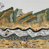 Leora Gesser - “Stratigraphy 9” – www.leoragesser.com