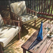Linda Garcia-Dahle - “Deck in Late Afternoon Shade” - www.lindagarciadahle.com