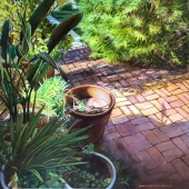 Linda Garcia-Dahle - “Light and Shadows on My Porch” - www.lindagarciadahle.com