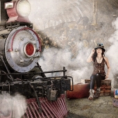 Linda Lewis - “Doomsday Train Arrival” - https://www.flickr.com/photos/lindalewis/albums/72157719816952510