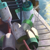 Mike Maron – “Buoys No. 7” - www.mikemaron.artspan.com