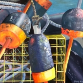 Mike Maron – “Buoys No. 3” - www.mikemaron.artspan.com