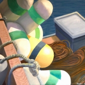 Mike Maron – “Buoys No. 9” - www.mikemaron.artspan.com