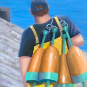 Mike Maron – “Done for the Day (Buoys No. 8) ” - www.mikemaron.artspan.com