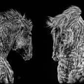 Nathan Cole – “Horses of the Steppes” - https://www.artworkarchive.com/profile/nathan-cole