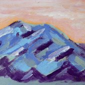 Katie Willes - “Golden Hour on Lone Peak” – www.katiewillesart.com