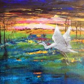 Sharon Eng - “Marsh Sunset” – www.sharon-eng.pixels.com