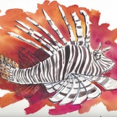 Theodore Heublein - “Lionfish” – www.theodoreheubleinart.com