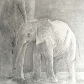 Lewis Isaac Testa - “Mom and Me” – www.artfeedshunger.com