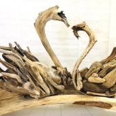 Hon. Mention – Minh Ta - “Soulmates” – www.driftwoodsculpturesbyminh.com
