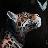 6th Place – Julie Hollis - “A Jaguar and a Butterfly” – https://bluet.hm/KHollis