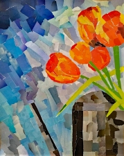 F - 3rd Place - Painting - Ramanathan (1) Img #2  Tulips
