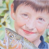 Lesley Martyn – “The Biggest Catch” –  www.lesleymartynart.wixsite.com/lesleymartynart