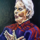 Perla Sofia Gonzalez Marinello – “Chavela Vargas” –  www.arteperlasofia.com