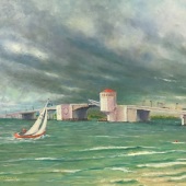 Gregory Matthews – “John's Pass Marina Storm II” – www.gregoryematthews.com