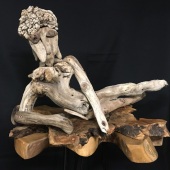 Hon. Mention - Minh Ta - "Odalisque" – www.driftwoodsculpturesbyminh.com