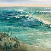 Hon. Mention - Raissa Urdiales – “Lake Breeze” –  www.raissagallery.com