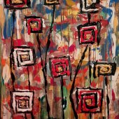 Cristina Rimniceanu – “Bohemian Flowers” – www.cristinapainting.com