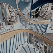 Michael J Duke - “Swiss Cottage Library Stairs London” – www.mjduke.co.uk