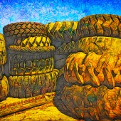 Rebecca Cook – “Tire Stacks” - rebeccacookphoto.com