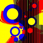 Athalie Taylor - “Yellow Blue and Red” – www.artboja.com/art/eka9sg