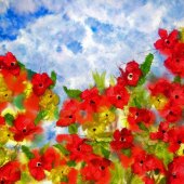 Lisa Brown - “All in Red” – www.gardens-of-hope.net