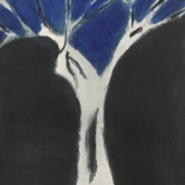 Daniel Kabakoff - “Blue Tree in Negative Space” – www.facebook.com/Danswaters.co