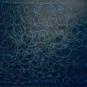 Jody Barbaree - “Cattle Painting, with Cream and Late Evening Blue” –  jody_barbaree@yahoo.com