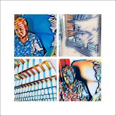 Sylvia Bandyke - “White Stripes” – www.facebook.com/bandykephotocollage