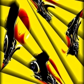 Gabriele Gracine - “Yellow Wedges” – http://abstractgaby.strikingly.com/