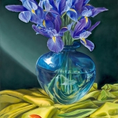 Hon. Mention - Helen Mitra - “Blue Reflections” – www.helenmitra.com