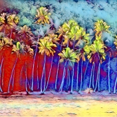 10th Place – Harrie Handler - “Ocean Paradise” – www.artbyharrie.com