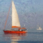 7th Place – Lynn Berkeley - “Cool Water” – www.lynnberkeleyart.com