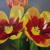 Leslie Duffin - “Tulip Beauty” – www.finitegallery.com