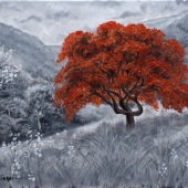 Stephen Krieger - “The Red Tree” – www.stephenkriegerart.com