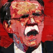 Sarah Schneiderman - “War Hawk (45’s National Security Advisor #3 - John Bolton)” – http://sarahschneiderman.com/