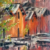 Masha Novoselova - “Red Houses in Porvoo” – http://www.mspnru.com/