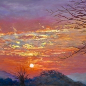Yu-wei Lin - “Glowing Sunset in my Community” – yuweiann@gmail.com