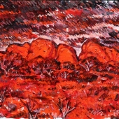 Theodore Heublein - “Kata Tjuta Sunset” – http://www.theodoreheubleinart.com/