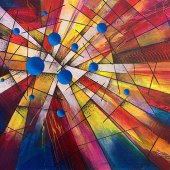 2nd Place – Richard Mittelstadt - “Pinball Blues” – www.mittelstadtartworks.com