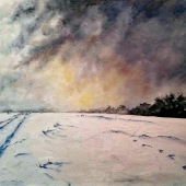 Hon. Mention - Painting Category - 		Katrina Case-Soper - "Winter"