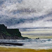 Hon. Mention - Painting Category - David Phillips - "Worm's Head - Winter"