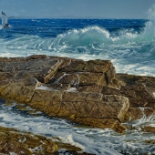 HM - Painting - LaSaga (1) Img #1  Along the Coast