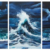 Vanessa Nilsson - “Ocean Storm Triptych” – www.vanessanilsson.net