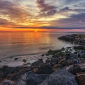 George Mattei - “North Wildwood Sunrise Over the Jettys” – www.georgemattei.com