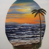 Lana Fultz - “Porthole to Paradise” – www.artist.com/lana-fultz-2749