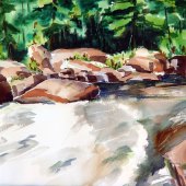 Marti White - “River Rapids” – www.artbymartiwhite.com