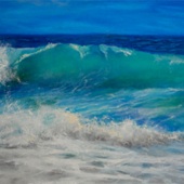 Joanne Slattery - “Irma Long Wave” – facebook.com/joanneslatteryfineart