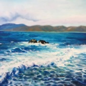 Momo Yuntong Wu - “Ocean Beach” – www.yuntongwuart.com