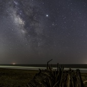 Lindsay Thomson - “Milky Way over Driftwood House” – giddyupandgo2@gmail.com